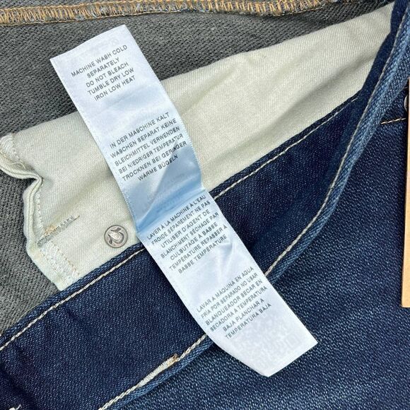 New True Religion Geno Men Denim Blue Jeans Relaxed Slim Deep Shadow US 42 - Picture 10 of 11